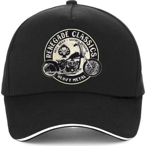 USA Vintage Glory Bounds Motorcycle print Baseball Cap fashion Brand Unisex Heavy Metal Motor Dad hat Adjustable Snapback Hats