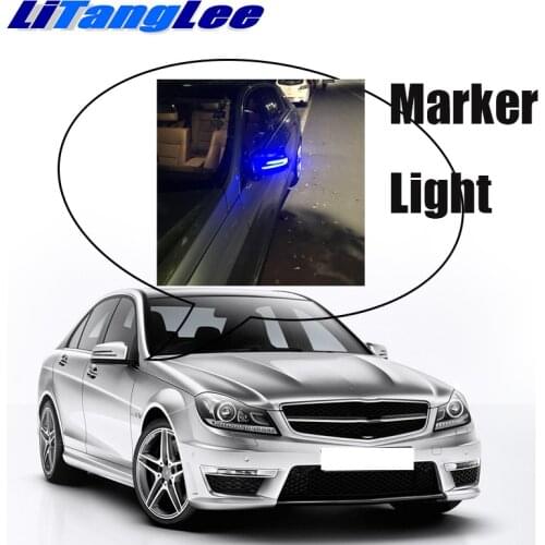 NOVOVISU Car Rearview Mirror Marker Light Welcome Light Turn Signal Update Lamp For Mercedes Benz C C63 MB W204 2007~2016