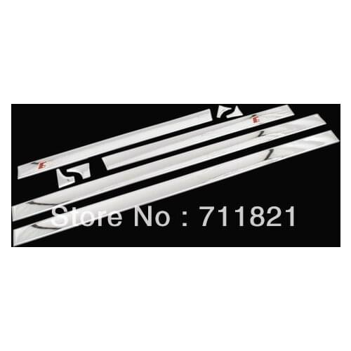 Car Styling Chrome Side Door Molding Trim Set for Audi Q3 2013 Up