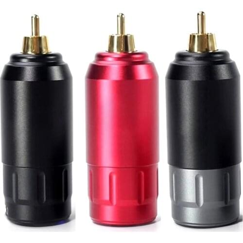 Wireless Mini Tattoo Power Supply 1200mAh Rechargeable RCA Connection Portable Professional Tattoo Pen Equipment Machine Power f