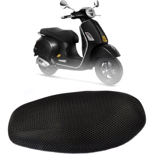 Motorcycle Seat Cover Sun Insulation Breathable Scooter Alpha Seat Cushion Protector for VESPA GTS GTV LX