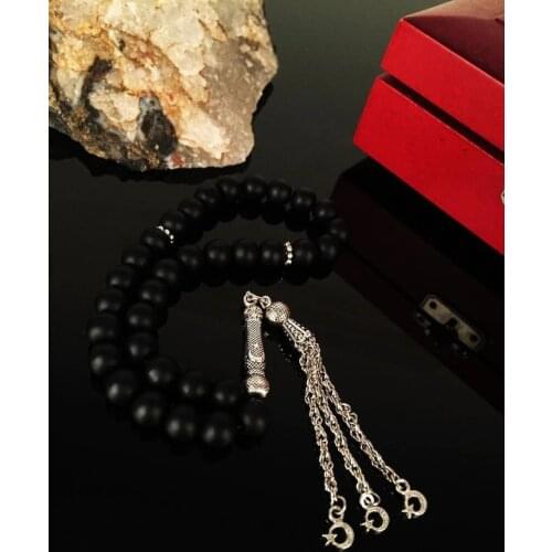 Dr Stone Natural Stone Men 'S Matte Onyx Stone Rosary KRB145 372691780