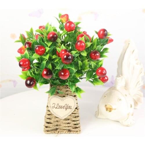 Artificial Fruit Decoration Flower Artificial Fruit Branches Lucky Fruit Props Simulation Fruit Artificial Plant For Home Party