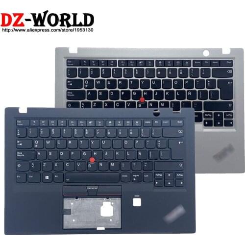 New/Orig Palmrest Upper Case With Latin Backlit Keyboard for Lenovo Thinkpad X1 Carbon 5th Gen C Cover 01HY056 01LX572 01HY075