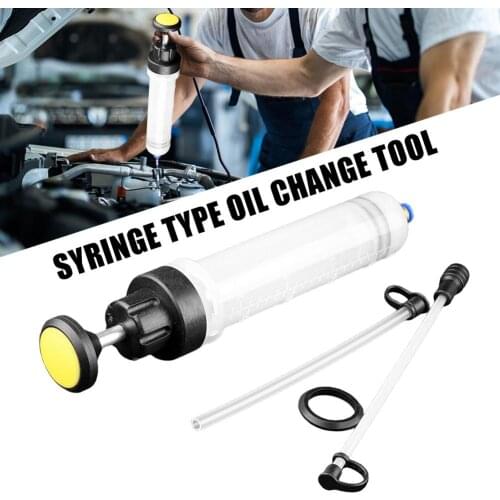 200cc Car Oil Fluid Extractor Filling Syringe Bottle Transfer Hand Pump Tools
