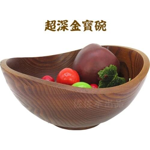 Factory wholesale ultra-high irregular handmade solid wood treasure dish personalized snacks dishes restaurant dishes