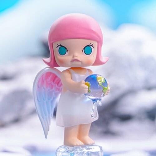 Original POPMART Molly My Childhood Series Blind Box Toy Doll Designated Style Cute Anime Character Gift Haikyuu Dbz Shf