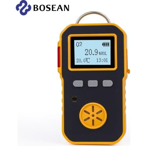 Bosean Industry Portable Professional oxygen detector gas analyzer O2 Meter monitor measuring 0-30%VOL Sound and Light Vibration