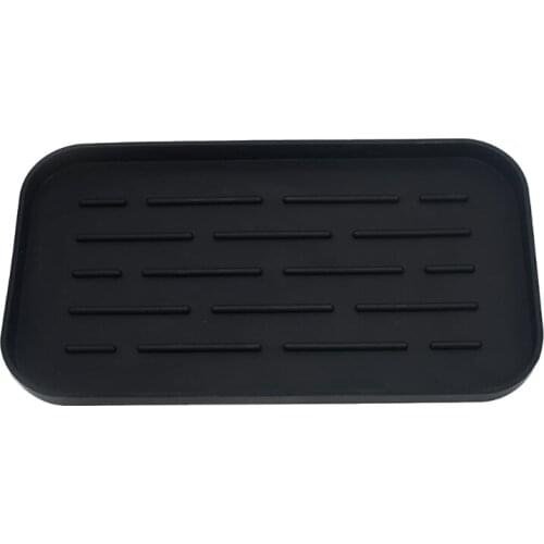 Silicone Drain Tray Sponge Holder Soap Pad for Dishes Water Cup Fruit Vegetable Kitchen Sink Organizer Plate