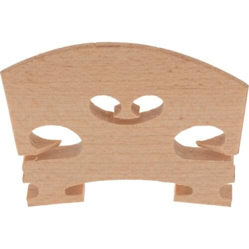Violin Bridge 4/4,3/4,1/4,1/2,1/8 Natural Wooden Instrument Accessories