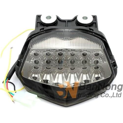 For Kawasaki Ninja 250R EX250 EX250-J 08-12 Taillight Brake Light Turn Signals Indicator Lamp Ninja250R EX 250 EX250J 2008