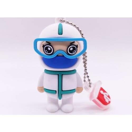Usb Flash Drive Pen Drive 4GB 8GB 16GB 32GB 64GB 128GB Doctor Nurse Quarantine Pendrive Memory Usb Stick Memoria Flash U Disk