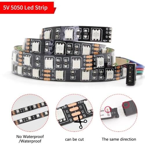 5V USB Controller LED RGB WiFi Bluetooth compatible Power For TV Backlight led strip RGB Controller Remote Light Home colorful