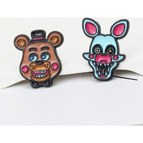 Funny puppy, cute animal, two styles of metal drip decorative brooch DIY accessories for backpack safety buckle