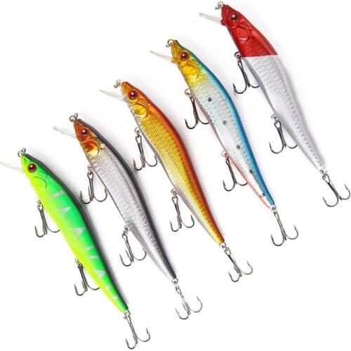 1PC Minnow Fishing lure 14CM 23G Diving 0.5-1.5M Fishing bait Pesca Plastic Crank Hard Bait Fishing Tackle Swim Pesca Wobblers