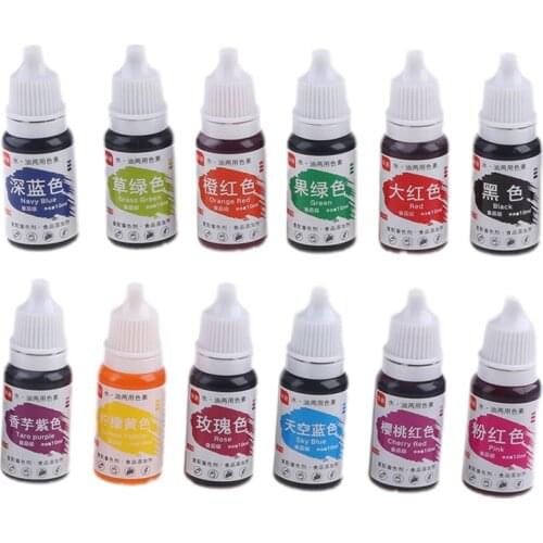 10ml Natural Ink Food Coloring Cake Pastries Cookies Liquid Dye Pigment Baking Decor Fondant Cooking Icing DIY Crafts M02 21
