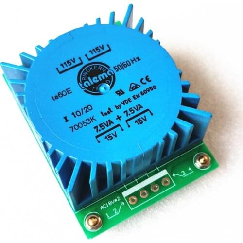 15W 15V*2 amplifier transformer TALEMA 15VA Sealed toroidal transformer for pre-amplifier decoder