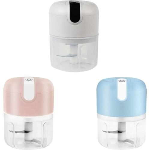 250ml Vegetable Chili Press Mincer Electric Food Crusher Kitchen Grinder Machine Grinders Kitchen Gadgets Garlic Artifac