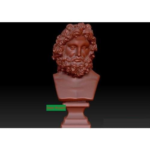 3D model relief STL models file format Goddess of mercy Zeus
