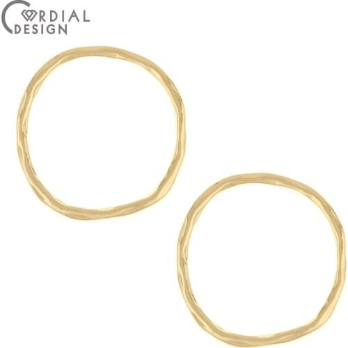 Cordial Design 50Pcs 47*51MM Jewelry Accessories/Round Shape/Pendants/Hand Made/Jewelry Findings & Components/DIY Making