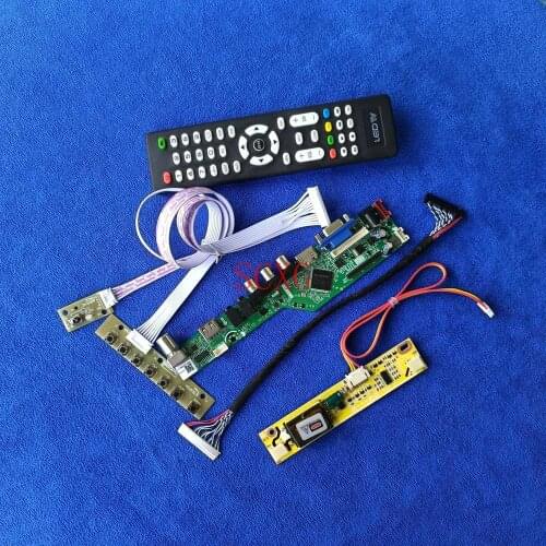 DIY kit 1920*1080 LVDS 30 Pin Analog Signal LCD monitor controller board HDMI-compatible USB AV VGA 2CCFL For LTN160HT03-001/N01