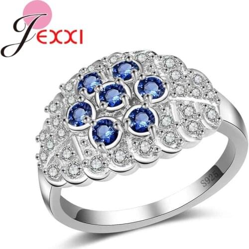 High Quality Fashion Unique Finger Band for Women 925 Sterling Silver Ring Pave Crystal CZ Zircon Statement Jewelry