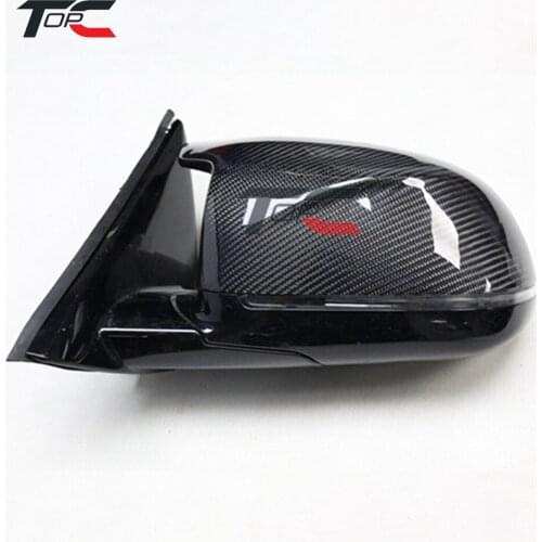 For BMW X5 G05 X4 G02 X3 G01 2018 ~2020 Car Rear View Side Wing Mirror Cap Carbon Fiber/black Replacement Cover Car Accessories