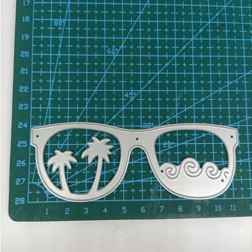 Metal Cutting Dies Sunglass Tree frame DIY Stencils Scrapbooking Photo Album Embossing Paper Card Making Decor 2021 Punch