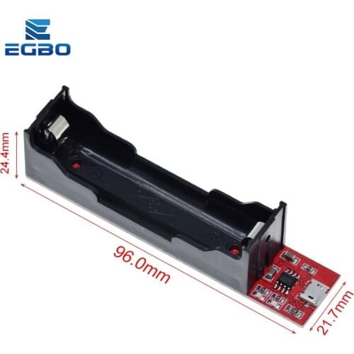 EGBO TEC4056 18650 Charger Module 4.2V Lithium Battery Charger for 18650 Lithium Battery Charger non-protection Board Module