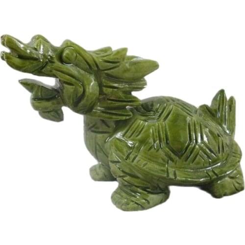 Natural jade dragon turtle south Chang Yu Decoration decoration Home Furnishing
