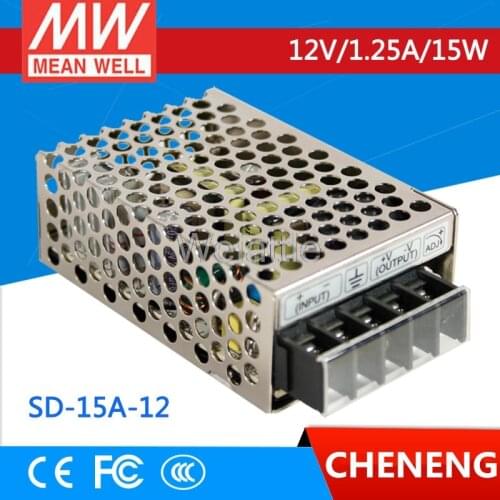 MEAN WELL original SD-15A-12 12V 1.25A meanwell SD-15 12V 15W Single Output DC-DC Converter