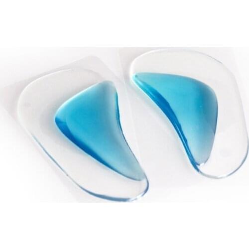 Transparent Silicone Arch Support Half Insoles Orthopedic for Flatfoot to Kids and Adults to Relieve the Foot Pressure Half Pads