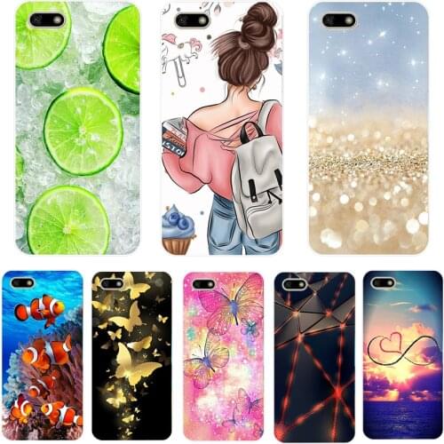For Huawei Y5 2018 Case For Huawei Y5 Lite 2018 / Y5 Prime 2018 Case Soft Silicone Cover Cute TPU Fundas Coque for Y 5 2018