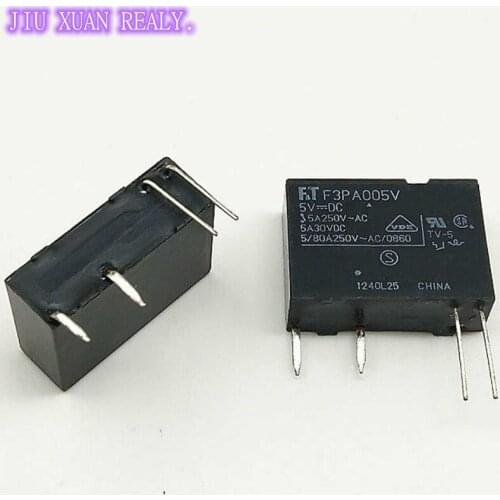 [In stock] Brand new original Relay F3PA005V Normally open 4 pins 5A 250VAC