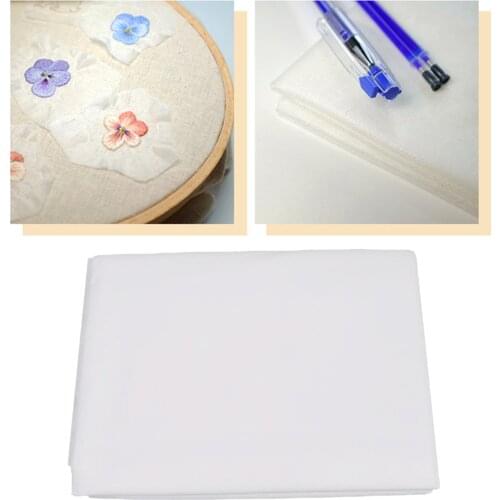 1 Roll 2m Fabric Transfer Paper Water Soluble Embroidery Stabilizer Topping