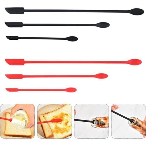 1/3pcs Creative Mini Silicone Small Spatula Set Jam Cake Cream Scrapers Butter Spatula for Non-Stick Cookware