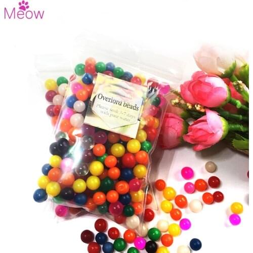 1KG 30-50mm 40-60mm Big Crystal Soil Mud Hydrogel Gel Kids Toy Water Beads Growing Up Water Balls Wedding Home Flower Decoration