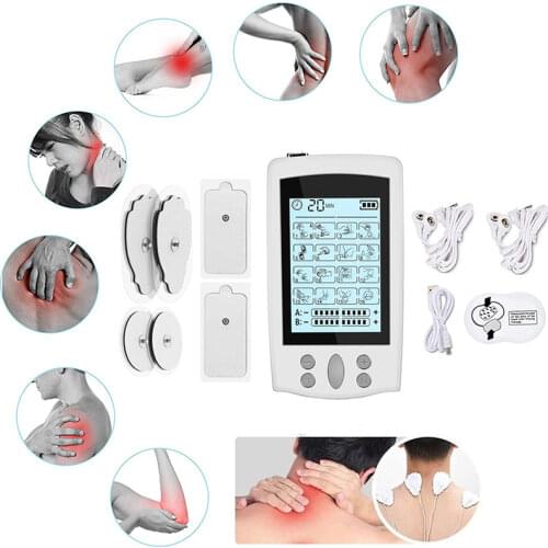 16 Modes EMS Nerve Muscle Stimulator Tens Electric Therapy Massager Pulse Physiotherapy Neck Back Shoulder Body Massage Healthy