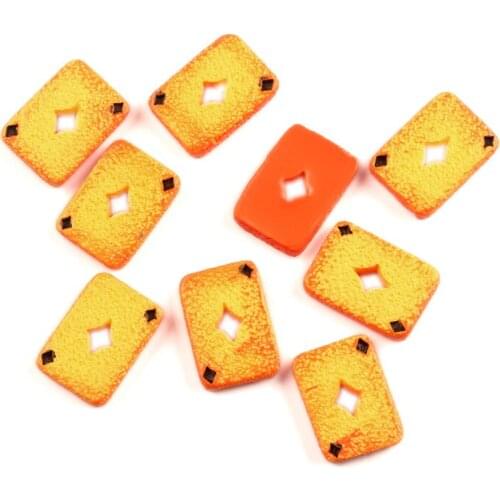 20Pcs Yellow Bread Resin Decoration Crafts Kawaii Bead Flatback Cabochon Scrapbook DIY Accessories Buttons
