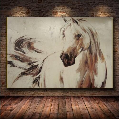 Abstract Horses Canvas Paintings Posters and Prints Wall Art Animal Aesthetic Picture for Living Room Bedroom Home Decor Cuadros