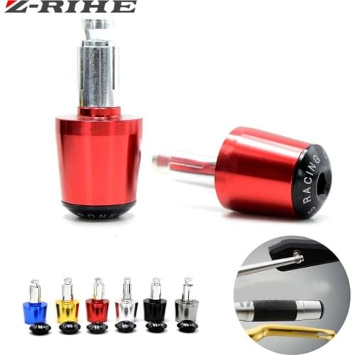 7/8'' 22mm CNC Aluminum motorcycle handlebar hand handle bar grips ends For YAMAHA YZF R1 R6 R3 R25 Tmax 500 530 MT07 MT09 FZ6R