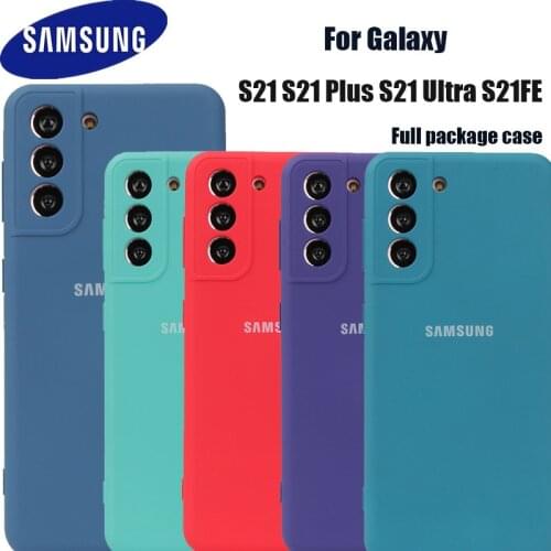 Samsung Galaxy S21 S21 Plus S21 Ultra S21FE Case Silky Silicone Cover Soft-Touch Back Protective Housing For S30 S30 + S30 Ultra