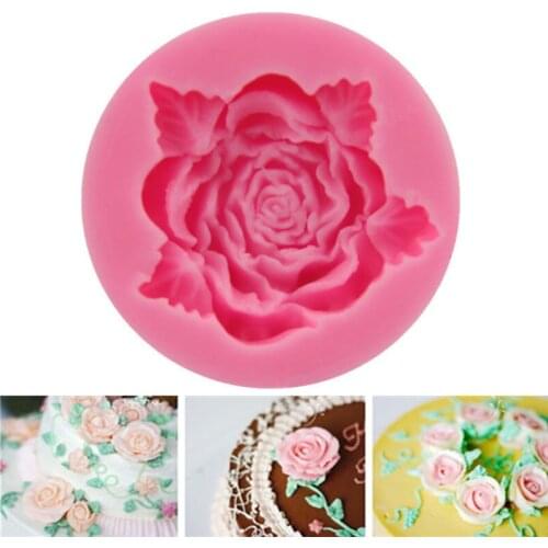 Flowers silicone mold Cake Chocolate Mold wedding Cake Decorating Tools Fondant Sugarcraft Cake Mold
