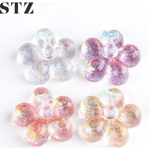 STZ Nail Holder Magnetic Practice Training False Nail Tip Display Stand Shelf Aurora Flower Stander Manicure Showing Tools #1868