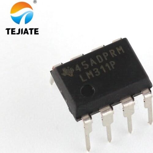 10PCS LM311P DIP8 LM311 DIP 311P DIP-8 DIFFERENTIAL COMPARATORS WITH STROBES new and original IC