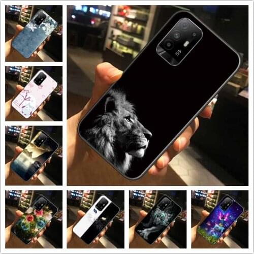 For Oppo Reno5 Z Case Fashion Silicone Soft Black Bumper Phone Cover for OPPO Reno5 Lite / Reno 5 A F 5A Coque Reno5Z 5Z TPU 5G