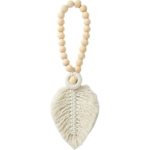 HOT SALE Curtain Strap Leaf Macrame Curtain Tiebacks Hand-woven Bohemian Curtain Tie Rope Curtains Straps Tassels Astonishing