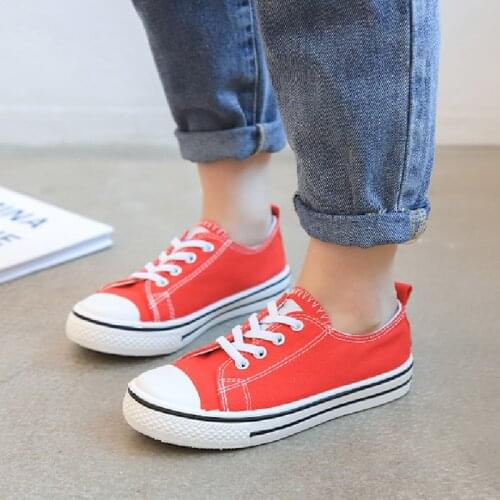 Hot Canvas Children Shoes Sport Breathable Boys Sneakers Spring Kids Shoes for Girls Jeans Denim Casual Child Flat Canvas Shoes