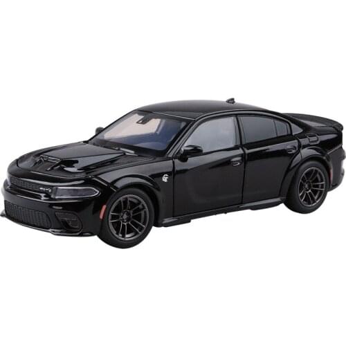 Simulation 1/32 Alloy Dod Ge SRT Hellcat 2020 Toy Car Model Metal Die Cast Shock Absorber Sound Light Vehicle Toy Kids