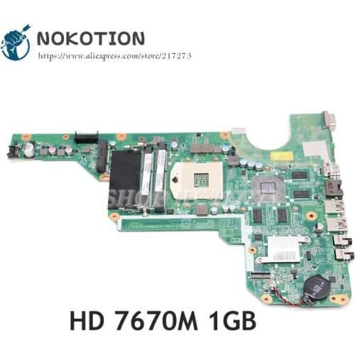 NOKOTION For Hp Pavilion G4 G4-2000 G6 G6-2000 G7-2000 Laptop Motherboard HD7670M 680569-501 680569-001 680570-001 680570-501